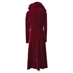 Patty Shelabarger Velvet overcoat size M
