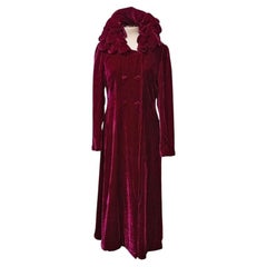 Patty Shelabarger Velvet overcoat size M