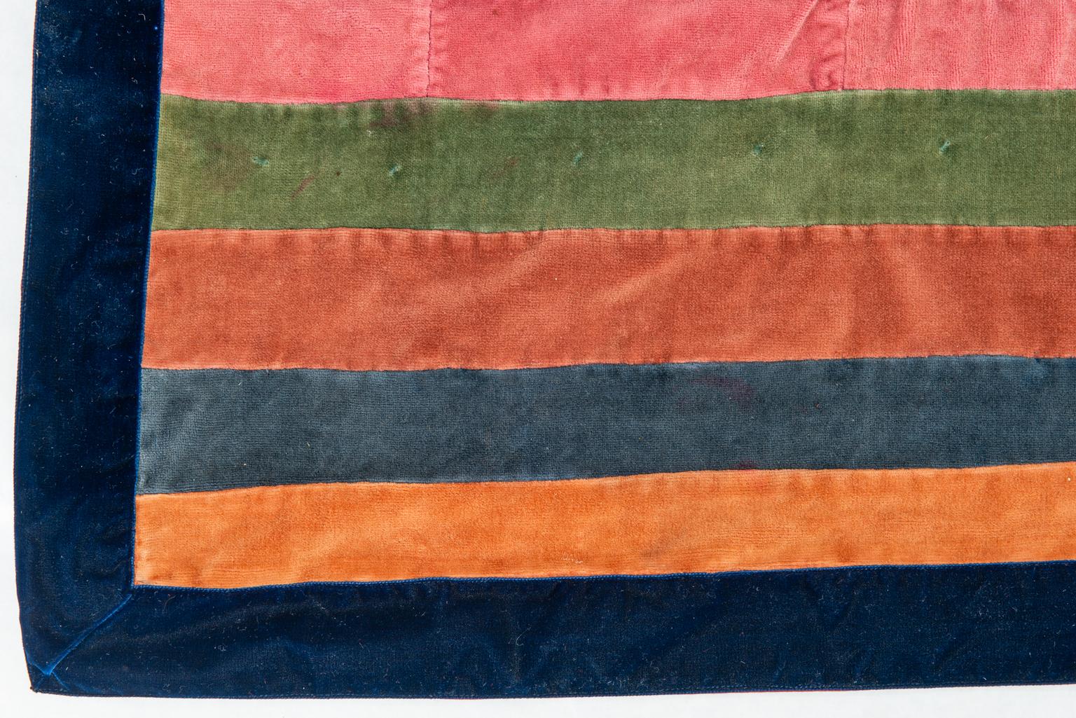 vintage velvet quilt