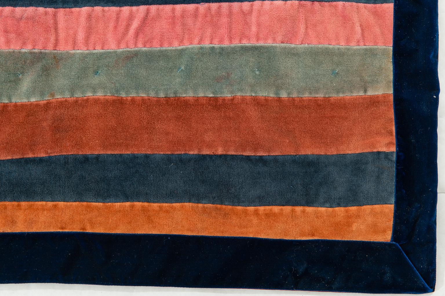 vintage velvet quilt