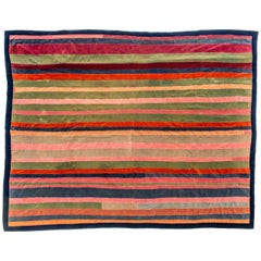 Velvet Patch Vintage Quilt from California