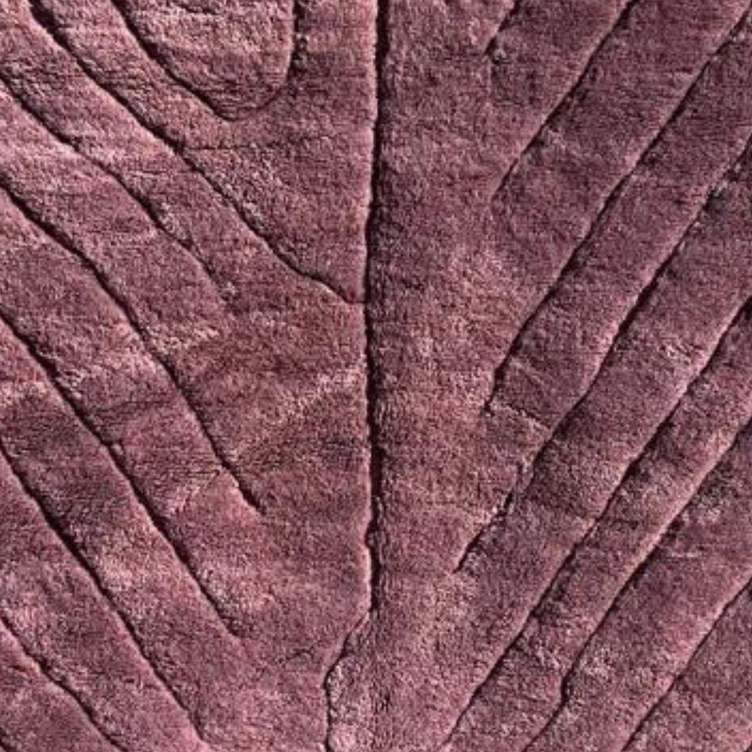 VELVET PLÛME Berberwollteppich Modern Handgewebt Groß Minimalistisch Zeitgenössisch (Moderne) im Angebot