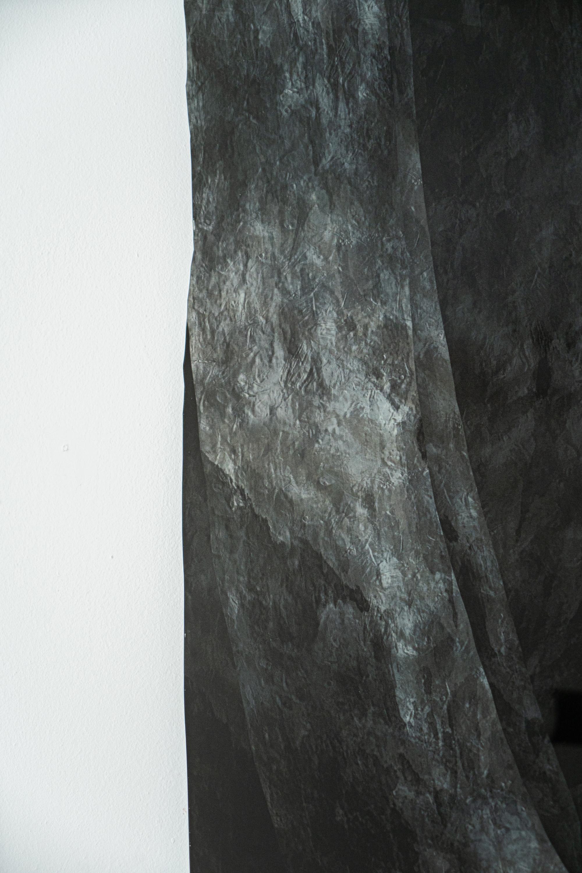 Poudré Sculpture murale au fusain de Velvet Realities  Sven Jansse en vente