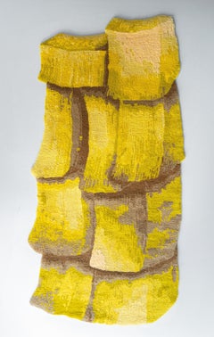 Velvet Realities Yellow Rug by Sven Jansse