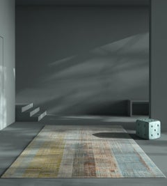 Velvet Ripples Ashwood & Jamaican Aqua 270x360 cm Hand Knotted Rug