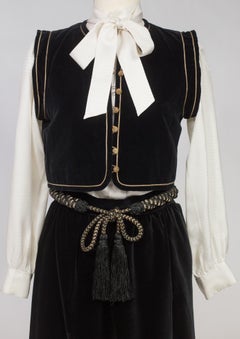 Velvet & Silk Set Yves Saint Laurent Rive Gauche Ballets Russes Fall Winter 1976