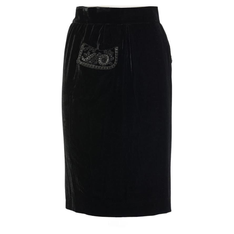 Blumarine Velvet skirt size 40 For Sale