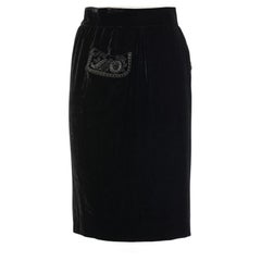 Blumarine Velvet skirt size 40