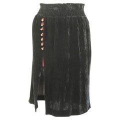 Roberto Cavalli Velvet skirt size 44