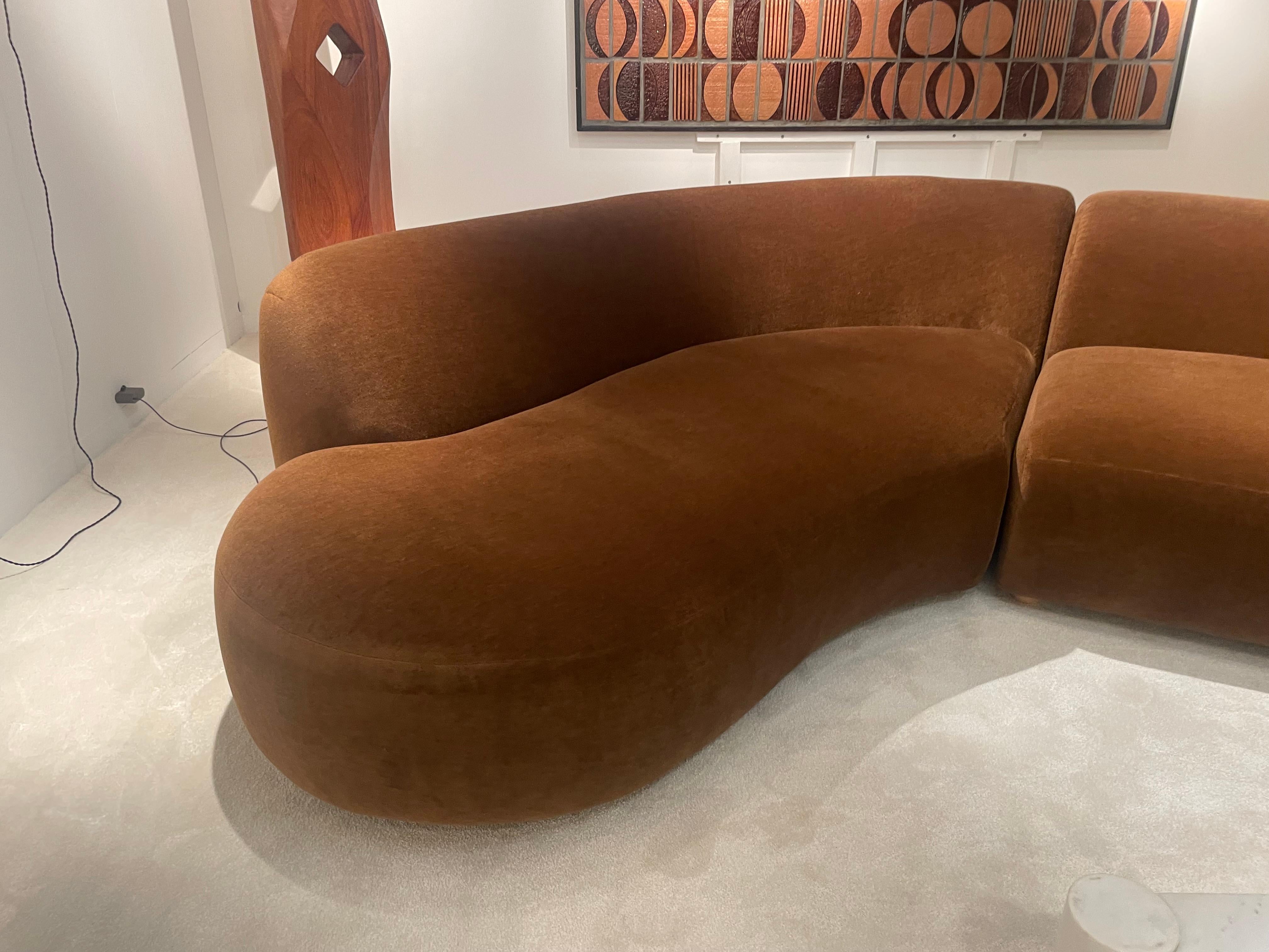 Velvet Sofa 1970 5