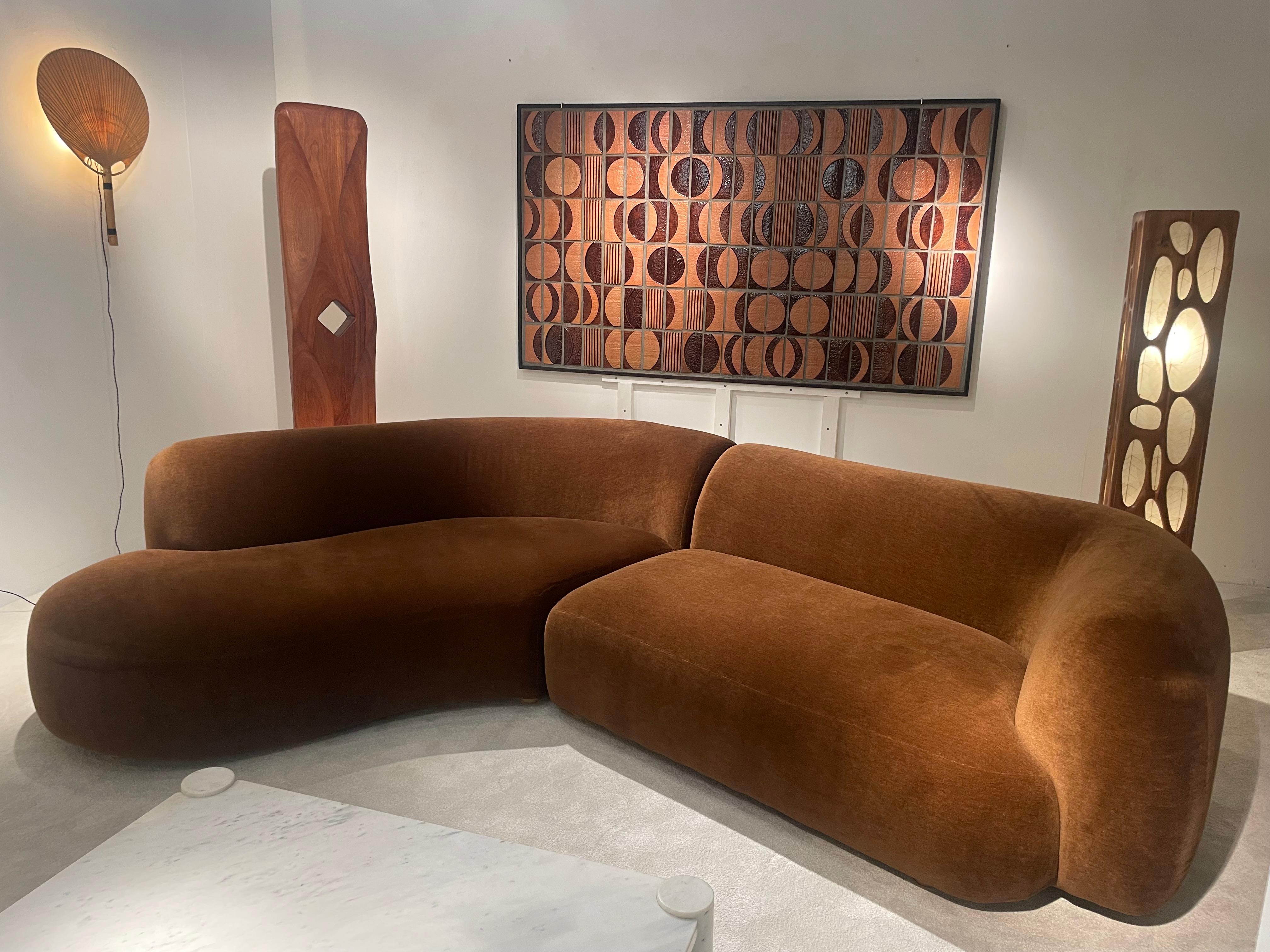Velvet Sofa 1970 2