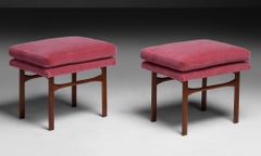 Velvet Stools, America 1950
