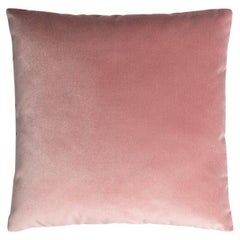 Velvet Plain Pink Coloured Cushions Whithout Frame