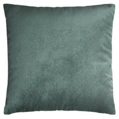 Velvet Plain Teal Coloured Cushion Whithout Frame