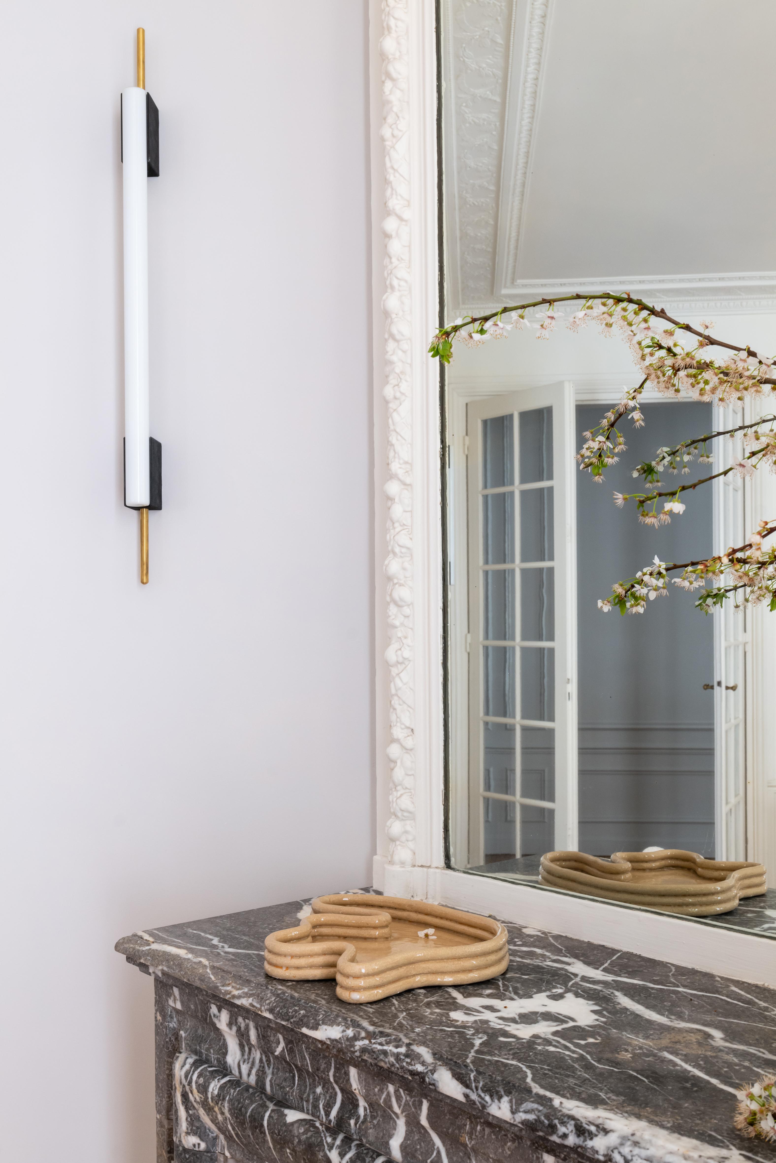 Vide Poche Grande Lali Blanco Terciopelo de Sophie Parachey en venta 3