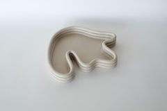 Velvet White Lali Small Vide Poche by Sophie Parachey