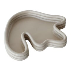 Velluto bianco Lali Small Vide Poche di Sophie Parachey