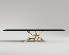 Vena Polished Bronze Dining Table by Palena Furniture