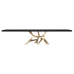 Vena Polished Bronze Dining Table by Palena Furniture