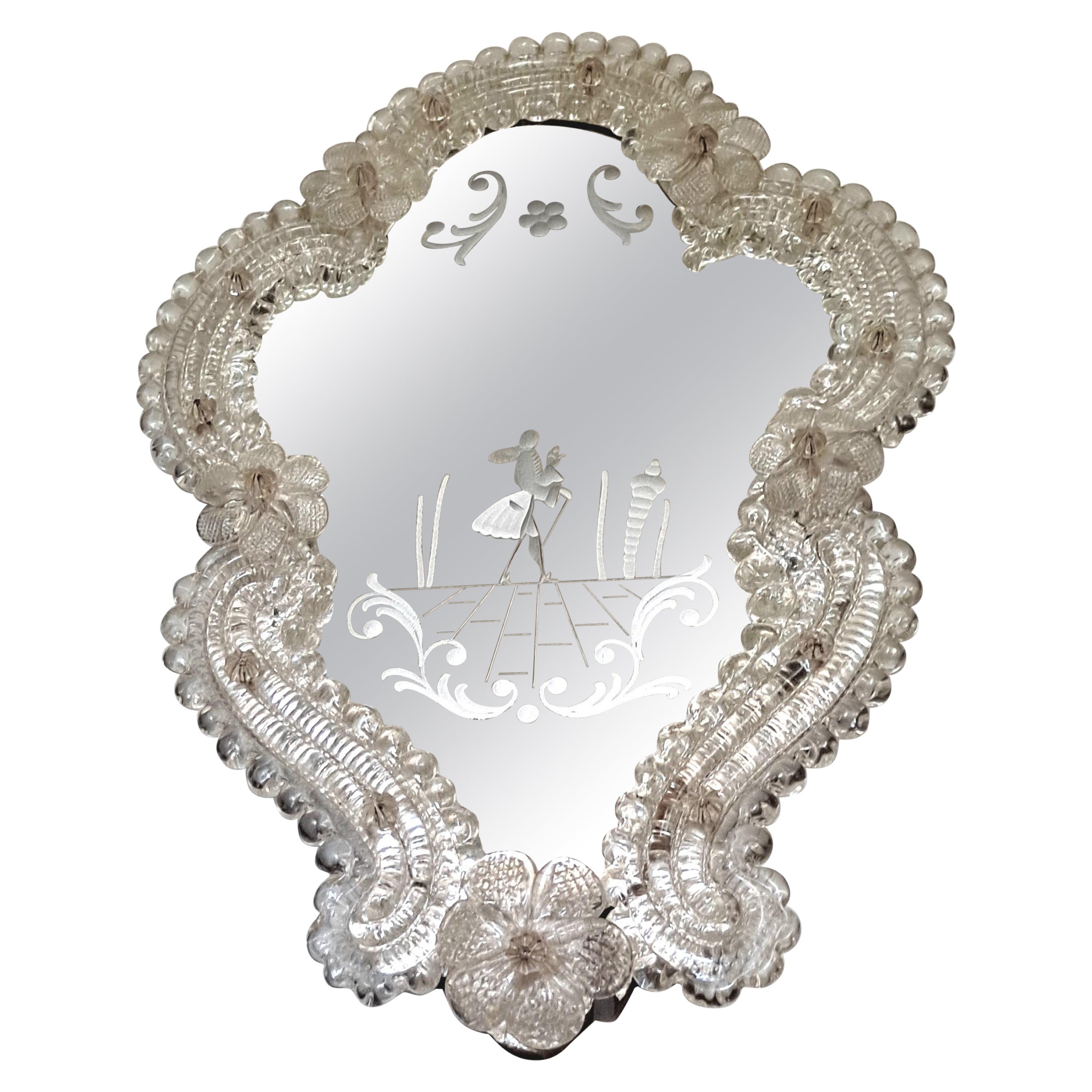 Miroir de Venation d'Ercole Barovier