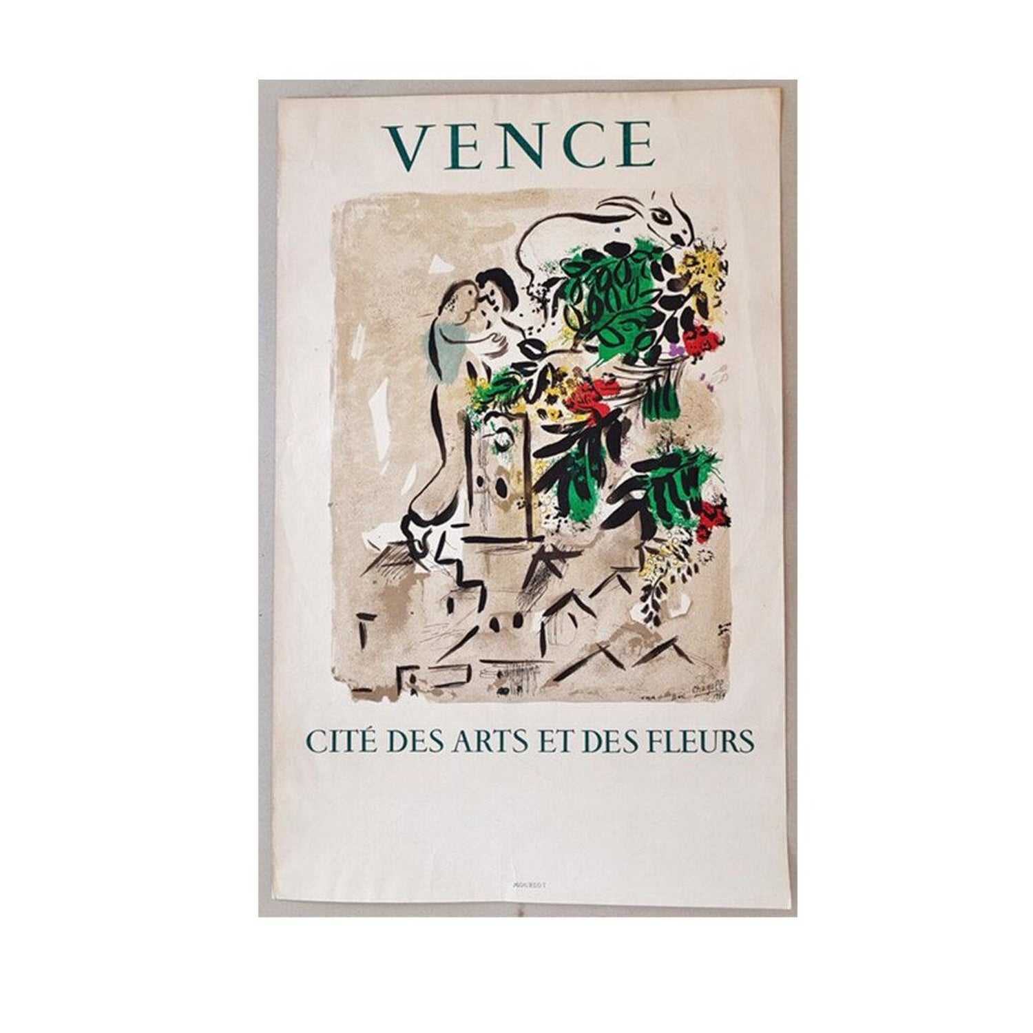After Marc Chagall Vence Cite Des Arts Et Des Fleurs 1954 For Sale At 1stdibs