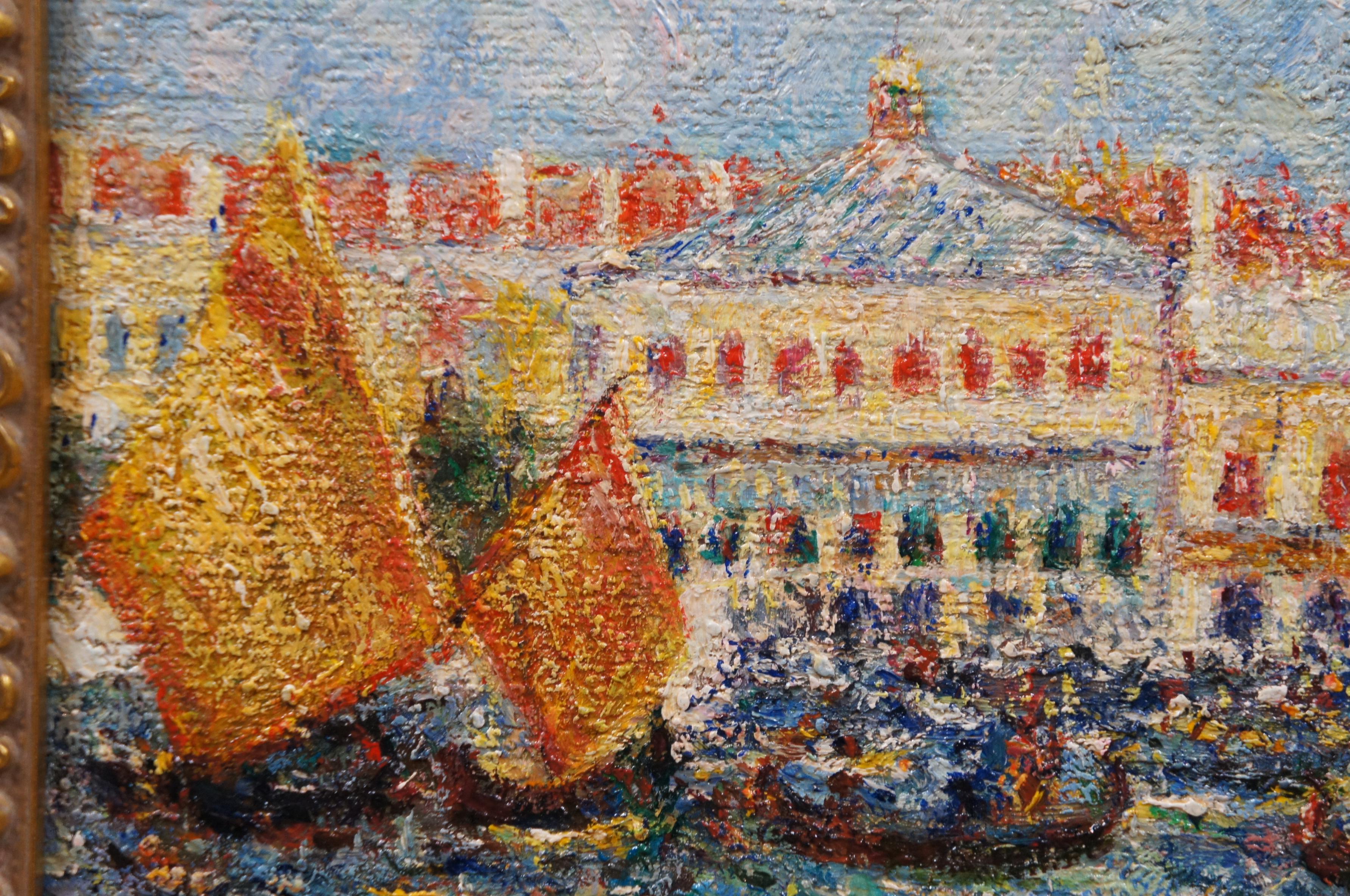 Vencie the Doge's Palace Oil Painting After Pierre-Auguste Renoir 32