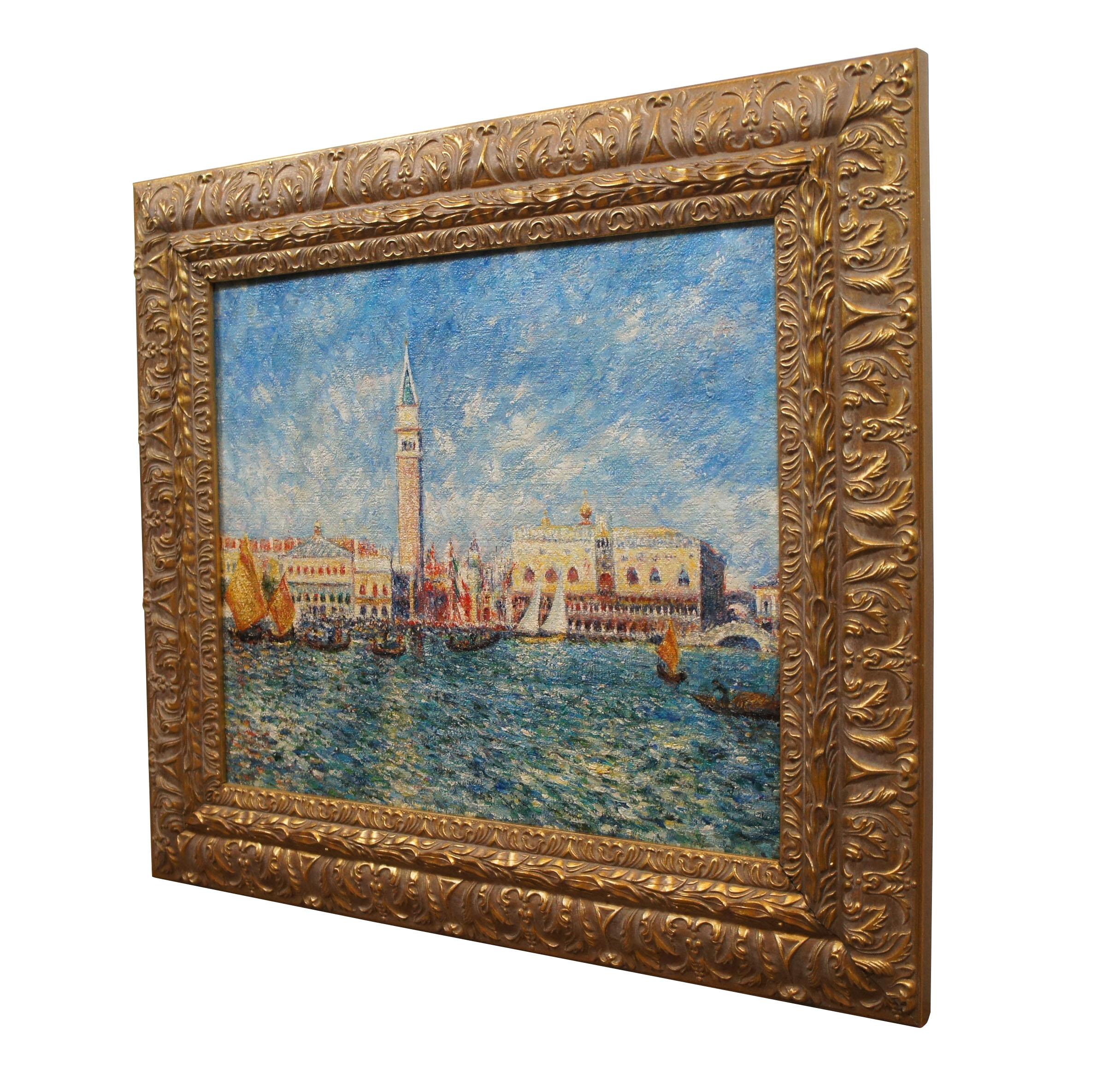Vencie the Doge's Palace Oil Painting After Pierre-Auguste Renoir 32