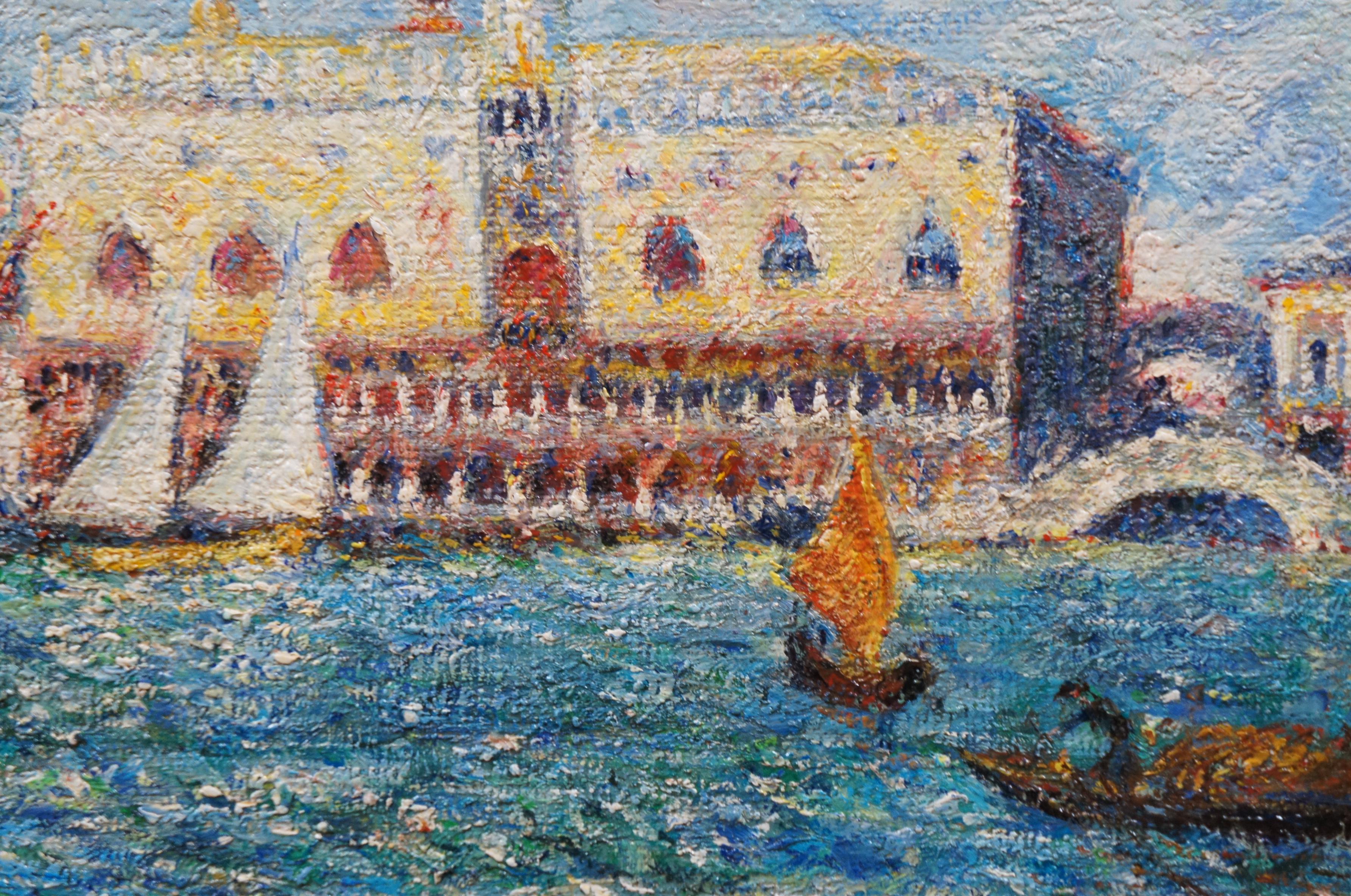 Vencie the Doge's Palace Oil Painting After Pierre-Auguste Renoir 32