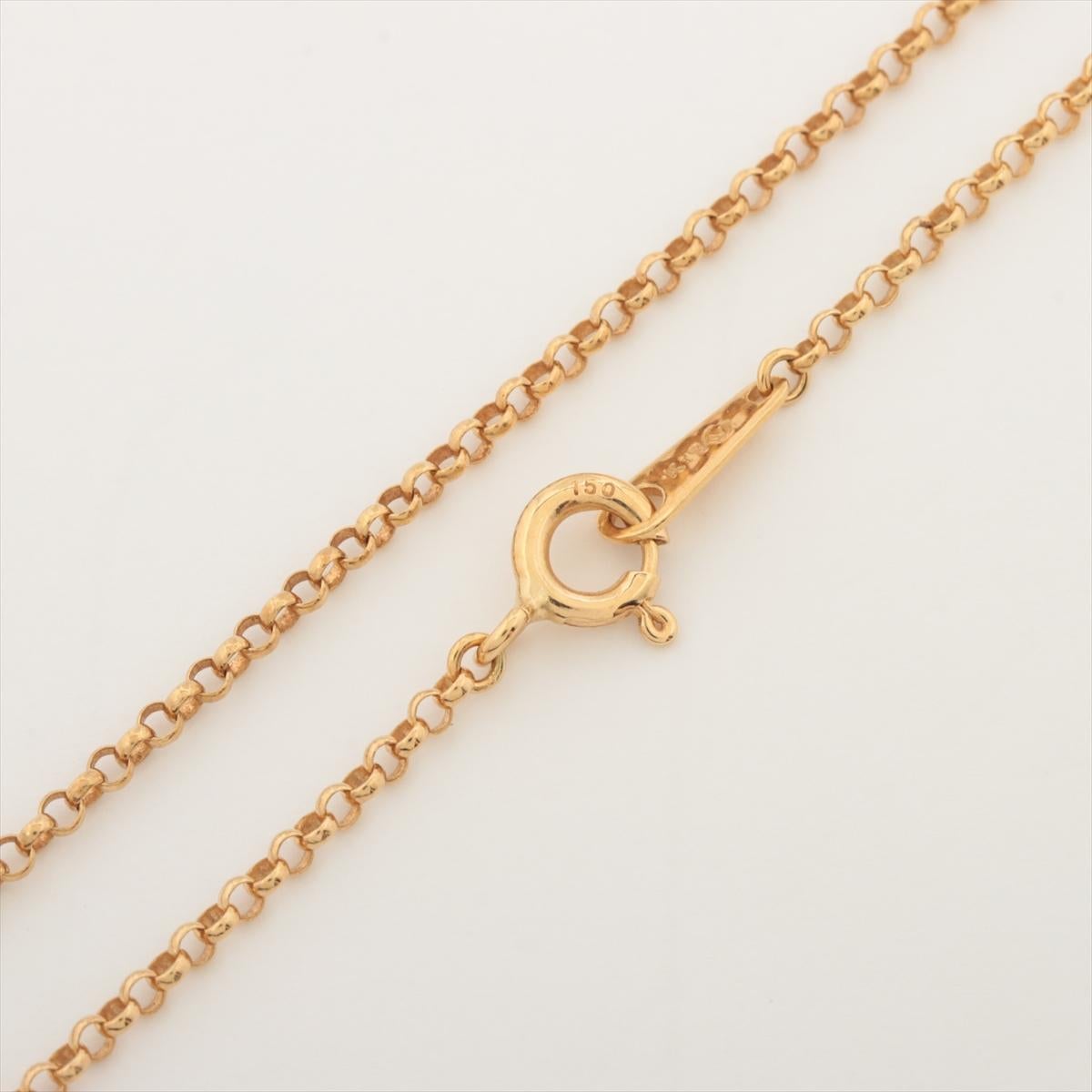 Donna Vendome Collana con ciondolo in quarzo rutilico Aoyama in oro giallo in vendita