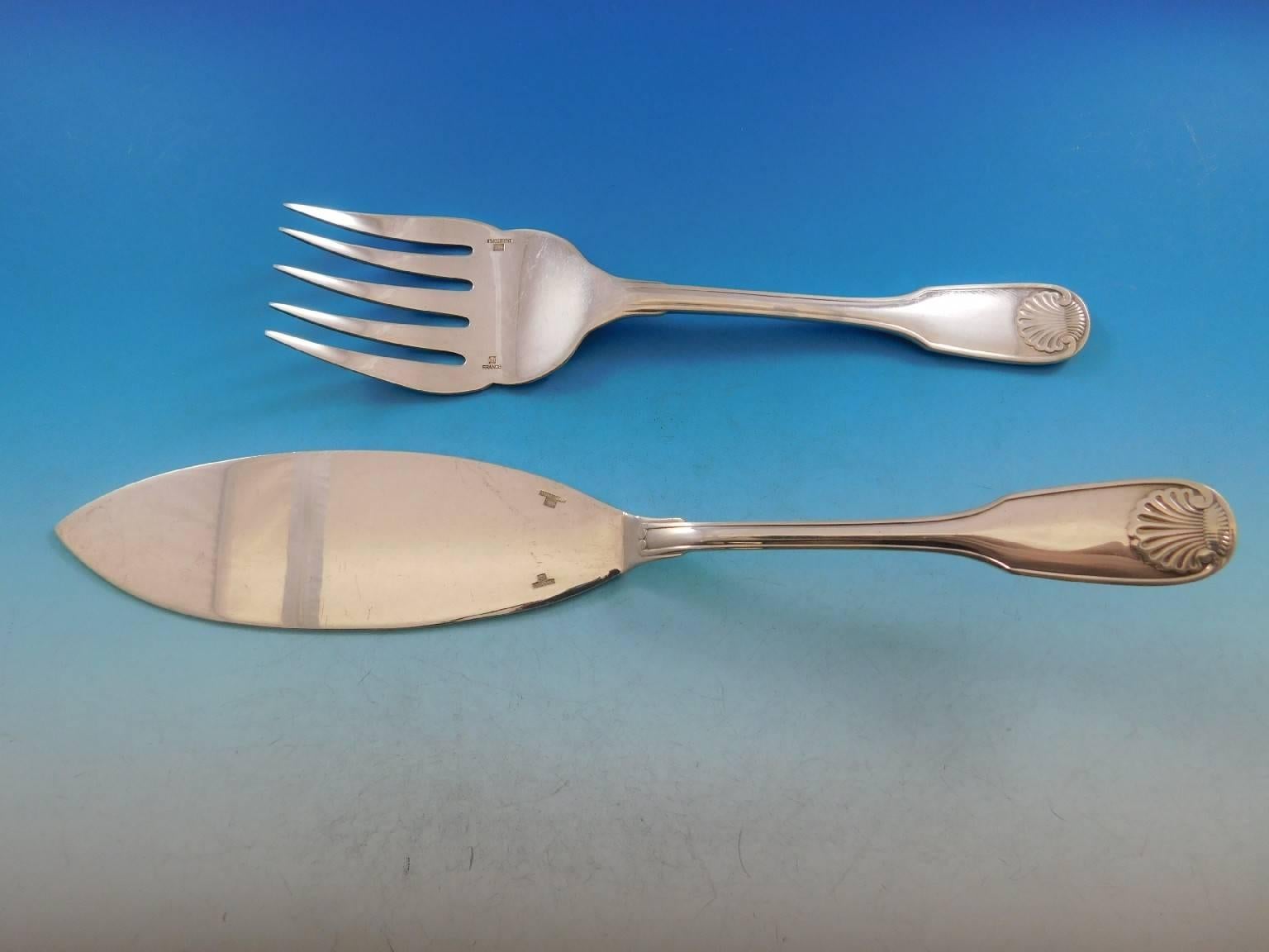 Vendome Arcantia Christofle Silverplate Flatware Set 12 Service 80 Pieces Dinner 4