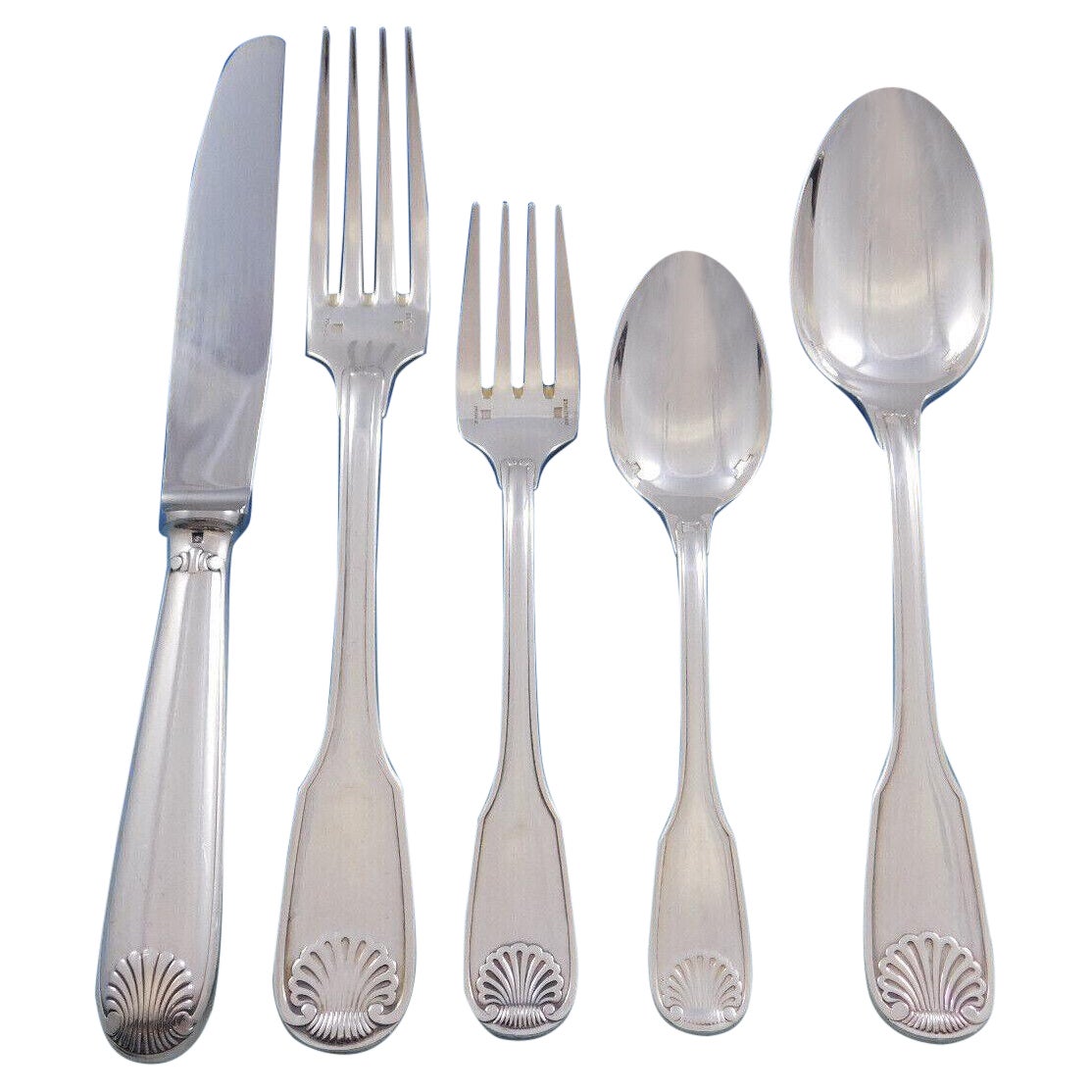 Vendome Arcantia Christofle Silverplate Flatware Set Service 30 Pcs
