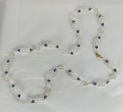 Vendome Crystal Cluster Beaded Necklace