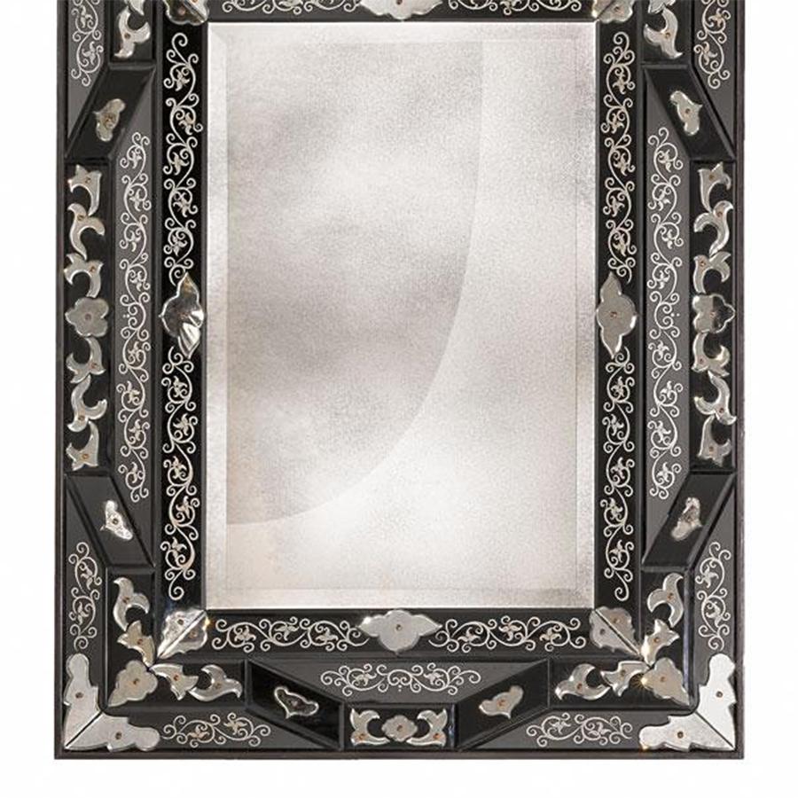 Italian Vendome Glass Mirror For Sale