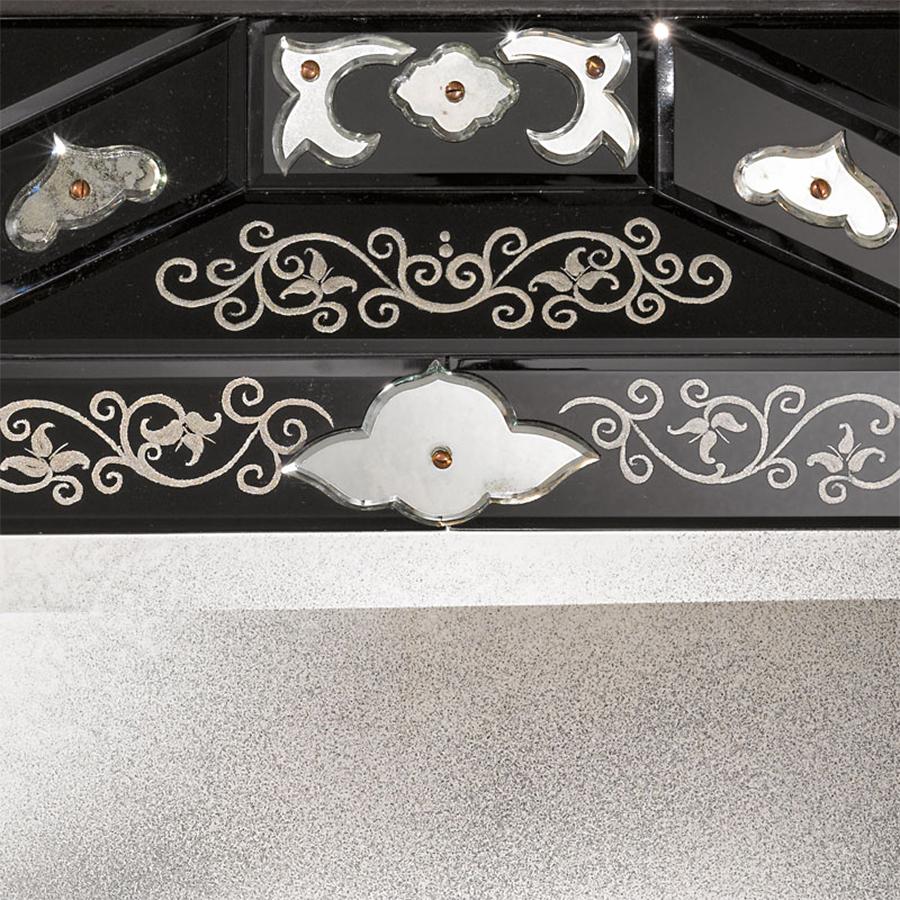 Metal Vendome Glass Mirror For Sale