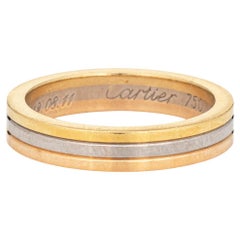 Vintage Vendome Louis Cartier Wedding Band 18k Gold Certificate COA