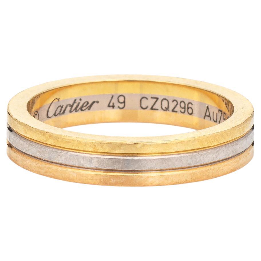 Vendome Louis Cartier Wedding Band 18k Gold Ring Estate