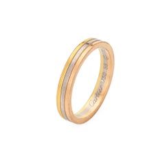 Vendome Louis Cartier Wedding Band 18k Gold Estate COA Cartier Certificate