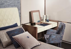 Hugues Chevalier Vendôme Vanity Desk, Hand-Crafted Oak, Modern Design