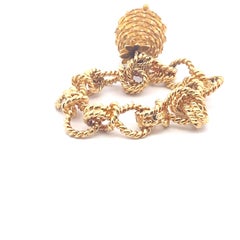 Vendura 18K Yellow Gold Pineapple Watch With Twisted
