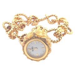 Vendura 18K Yellow Gold Pineapple Watch With Twisted