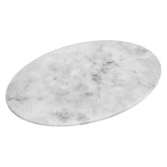 Veneciano white Marble Oval Board