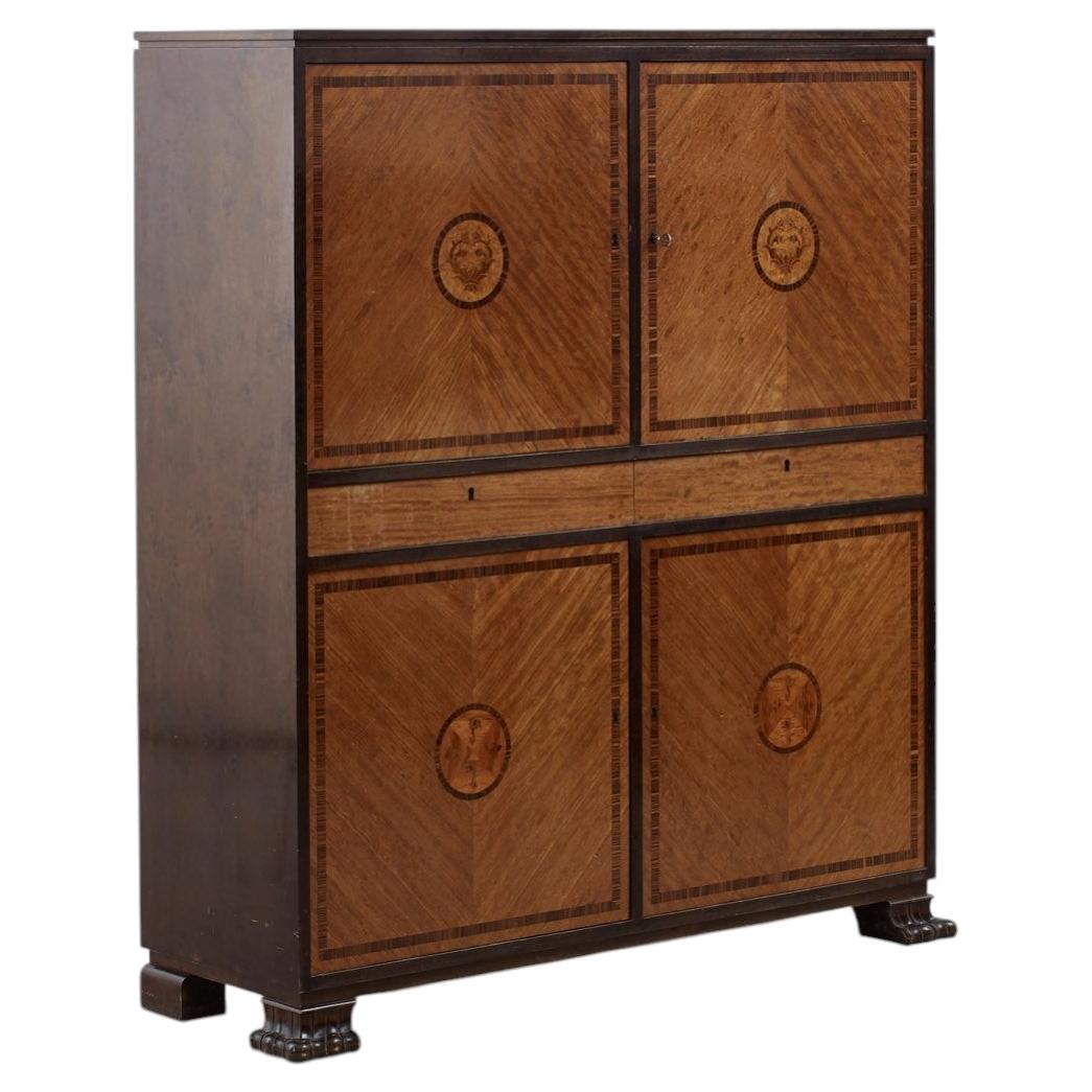Veneered Art Deco cabinet - Sweden, 1930s