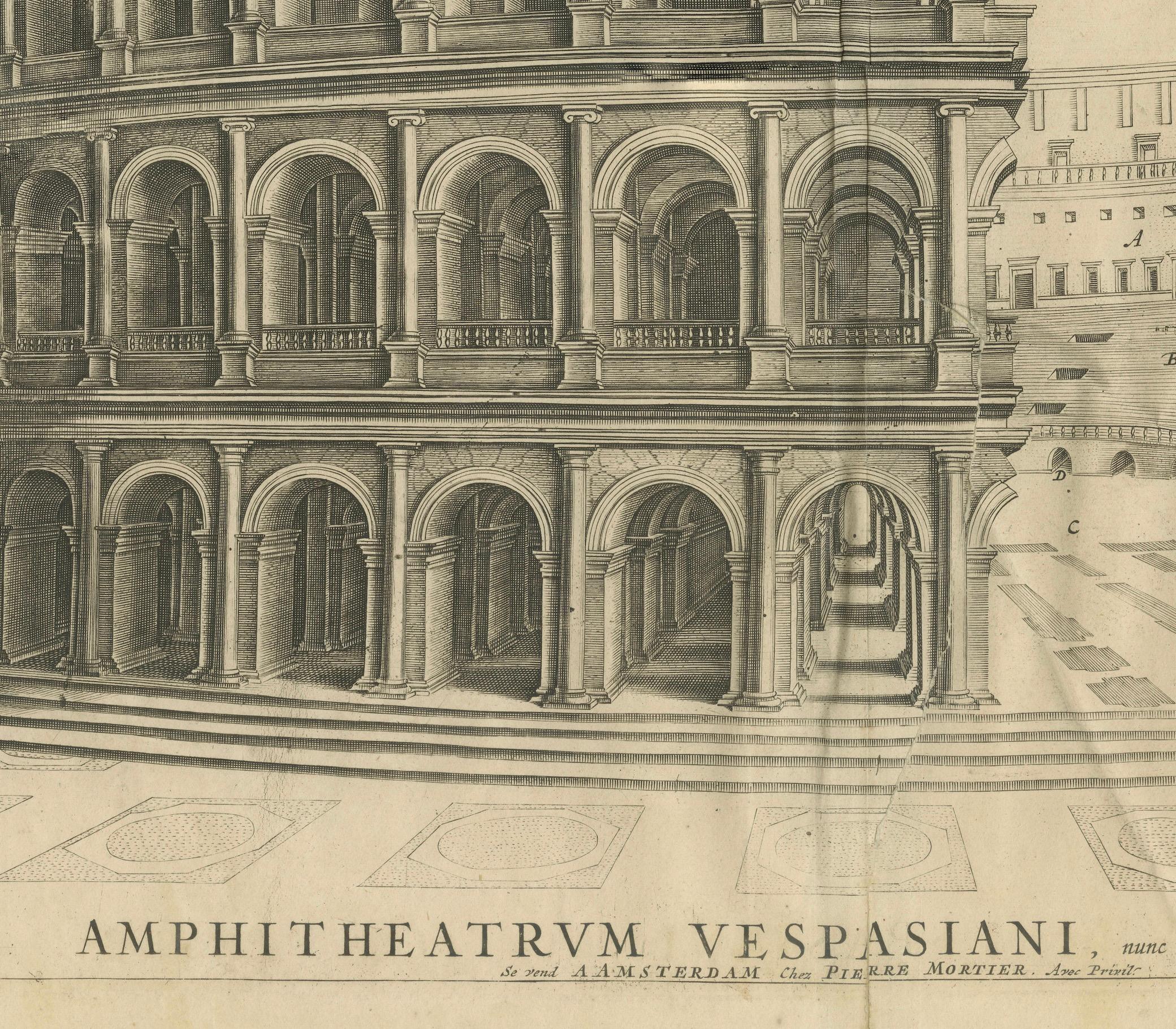 Die Arena des Vener Vespasian: Das Kolosseum in seiner Blütezeit, um 1705 (18. Jahrhundert) im Angebot