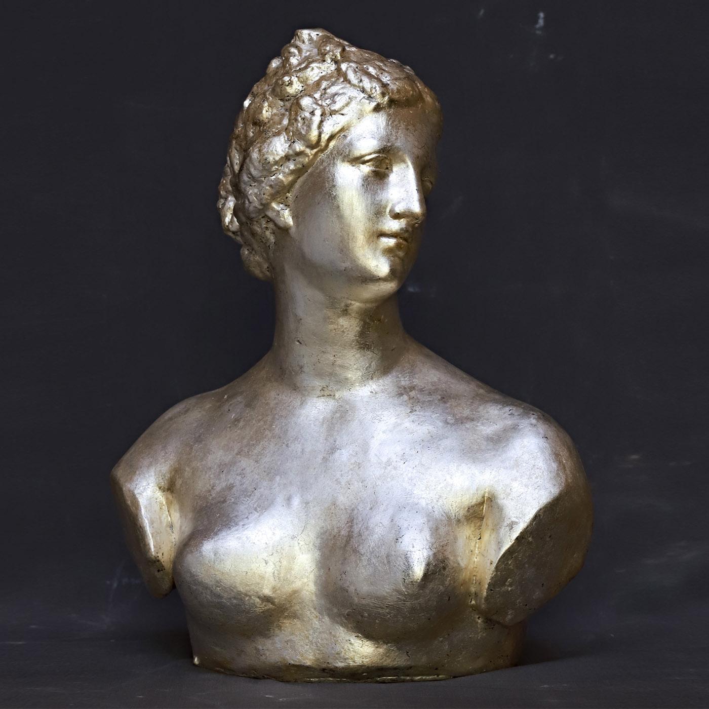 italien Sculpture « Venere de Médicis » argentée en vente
