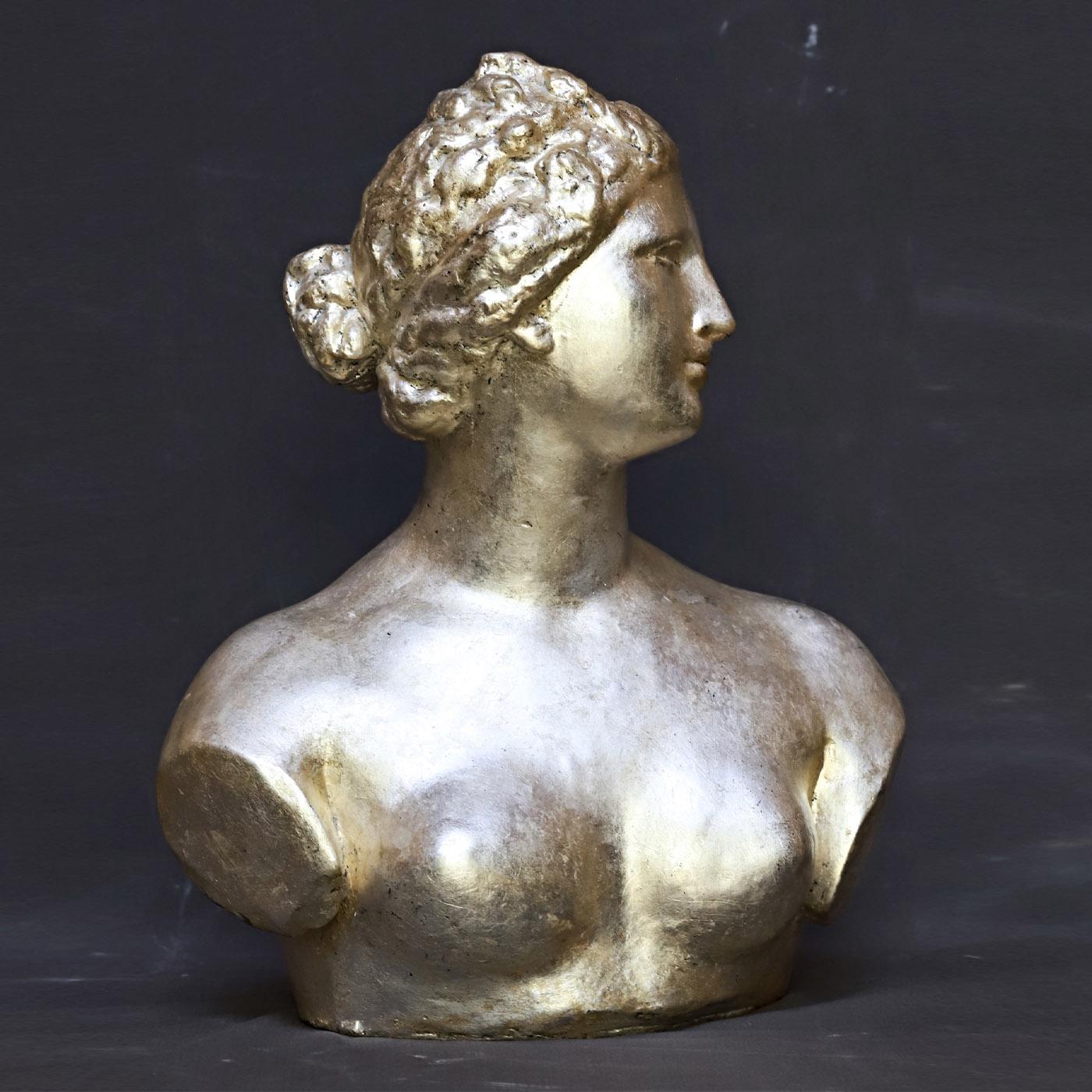 Italian Venere De' Medici Silvery Sculpture For Sale