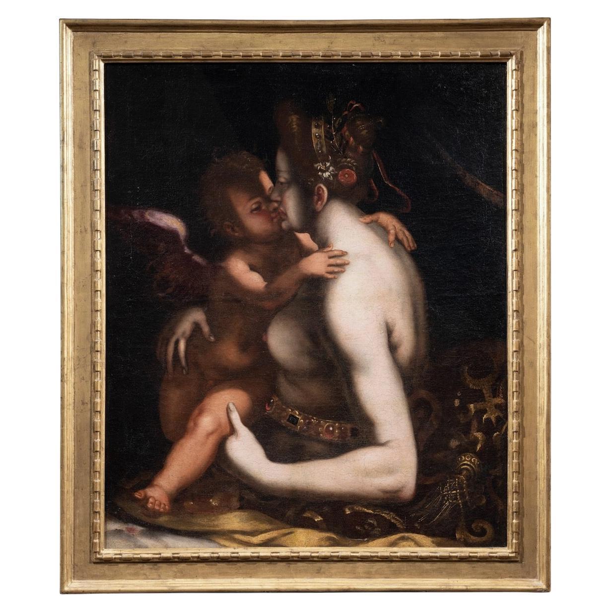 Venere e Amore, GIOVAN BATTISTA PAGGI, Bottega