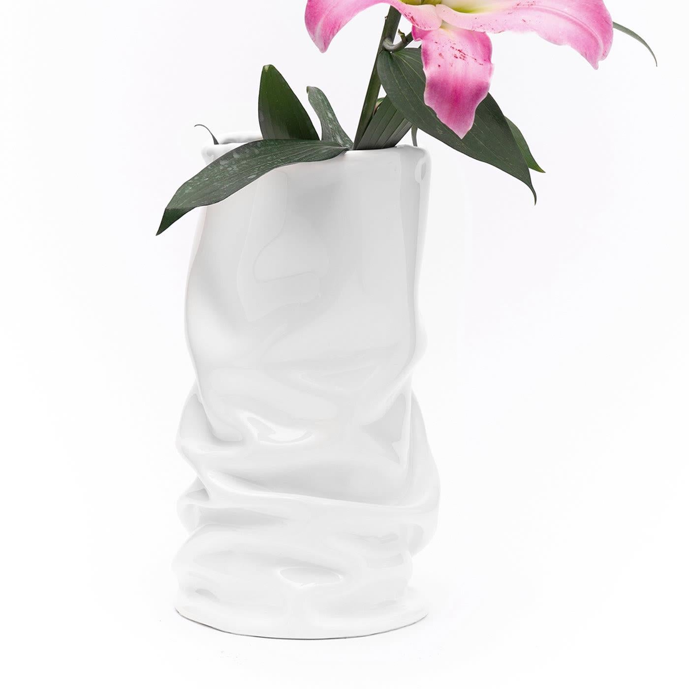 Venere Medium White Vase In New Condition For Sale In Milan, IT