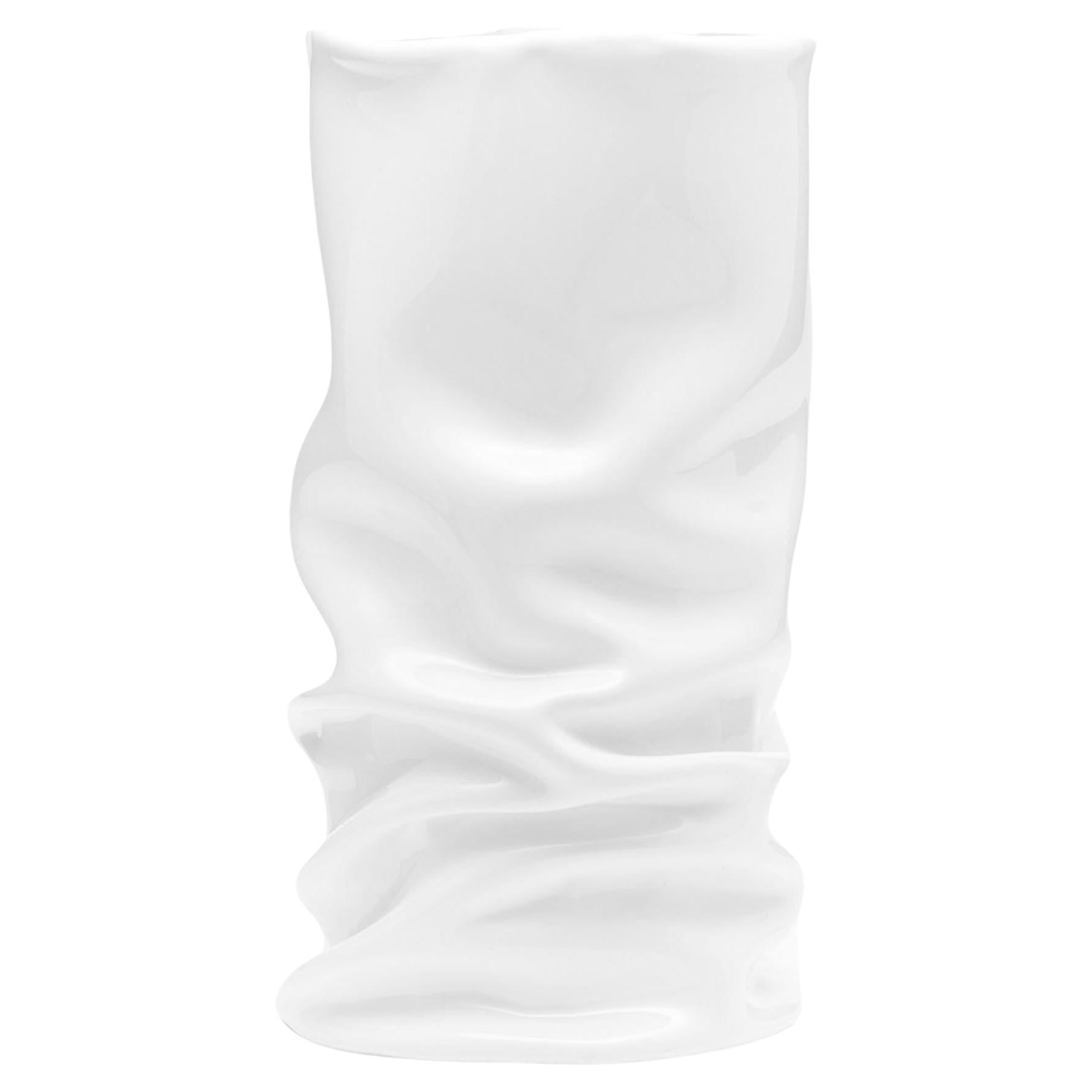Vase blanc moyen