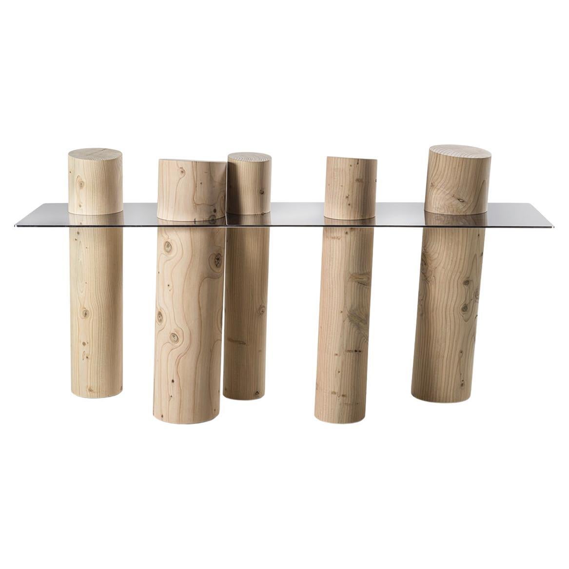 Table console en cèdre Venesia