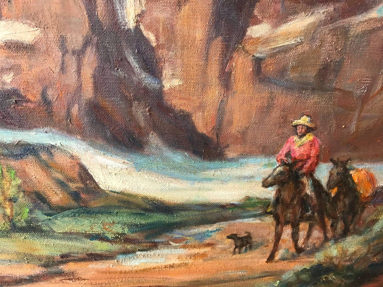 Epler Going; Epler (American 1926 2005); oil on